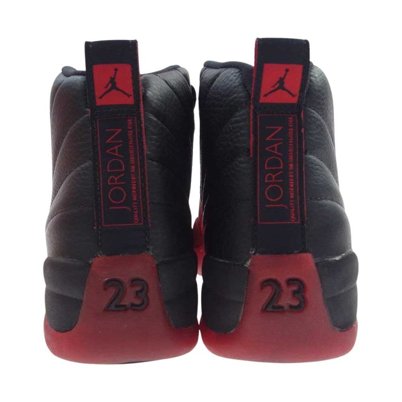 NIKE ナイキ 130690-061 観賞用 AIR JORDAN 12 AJ12BLACK/VARSITY RED 1997製 エアジョーダン12 OG タクシー スニーカー ブラック系 レッド系 27.5ｃｍ【中古】