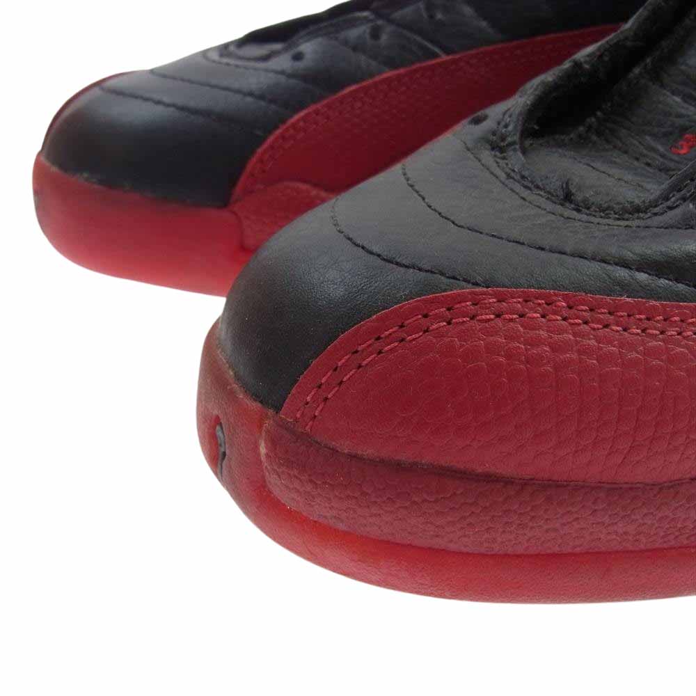 NIKE ナイキ 130690-061 観賞用 AIR JORDAN 12 AJ12BLACK/VARSITY RED 1997製 エアジョーダン12 OG タクシー スニーカー ブラック系 レッド系 27.5ｃｍ【中古】