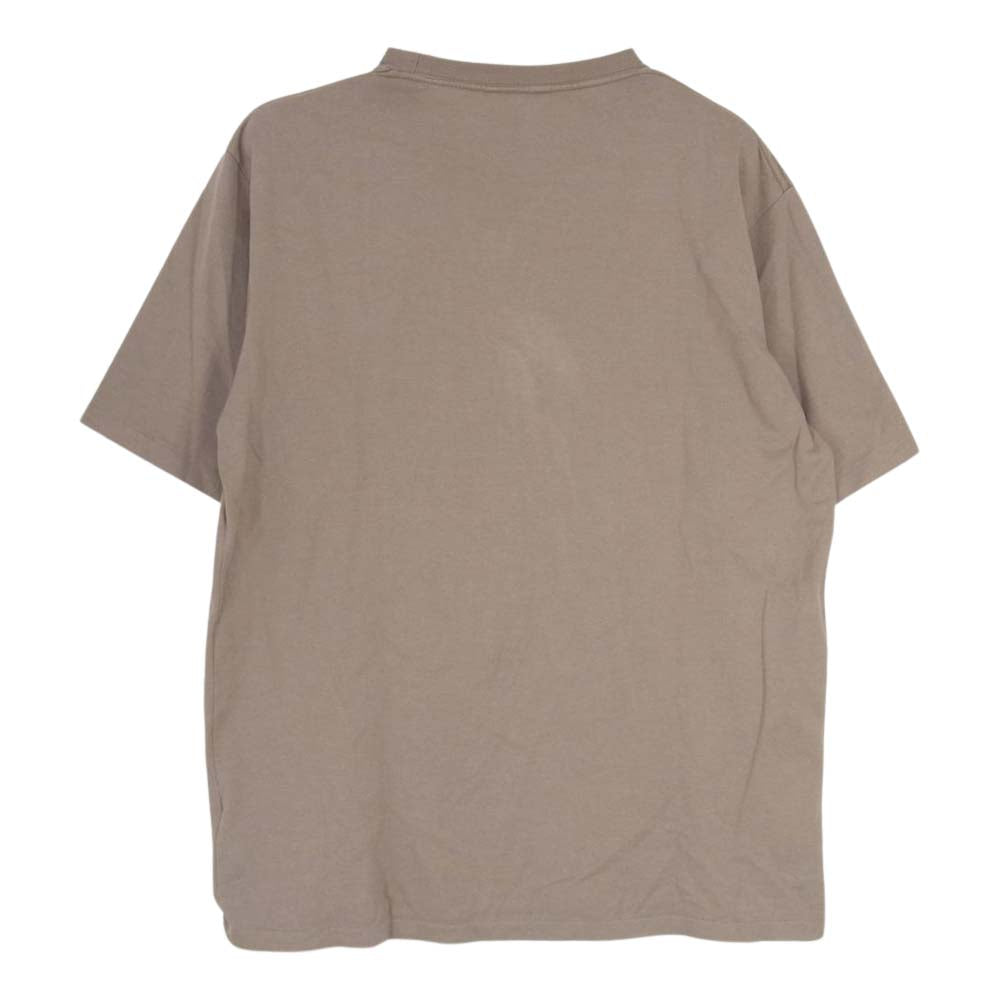 AURALEE オーラリー 20SS A20ST02GT LUSTER PLAITING TEE ラスター プレーティング 半袖 Tシャツ ブラウン系 4【中古】