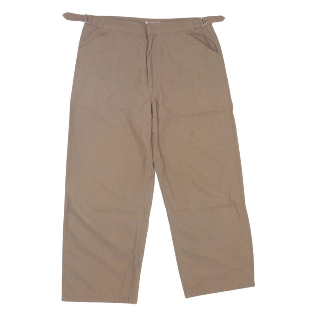 AURALEE オーラリー 20SS A20SP02FB FINX HARD TWIST GABARDINE PANTS フィンクス ハードツイスト ギャバジン パンツ  ライトブラウン系 4【中古】