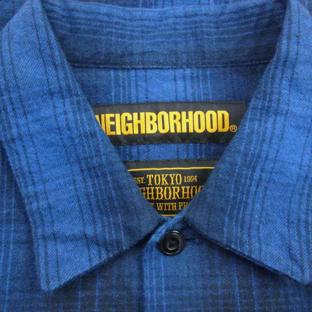 NEIGHBORHOOD ネイバーフッド 18AW 182ARNH-SHM02 B&C/C-SHIRT.LS ビーアンドシー コットン 長袖 チェック シャツ マルチカラー系 S【中古】