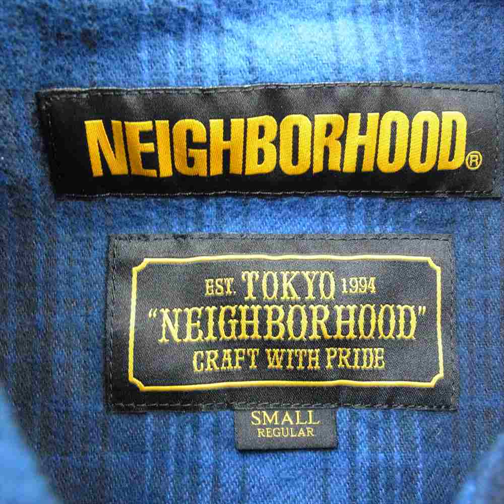 NEIGHBORHOOD ネイバーフッド 18AW 182ARNH-SHM02 B&C/C-SHIRT.LS ビーアンドシー コットン 長袖 チェック シャツ マルチカラー系 S【中古】