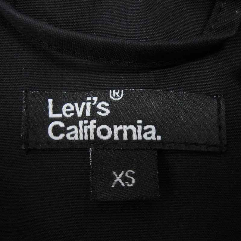 Levi's リーバイス Levis CALIFORNIA リーバイス カルフォニア マウンテン パーカー ナイロン ジャケット ブラック系 XS【中古】