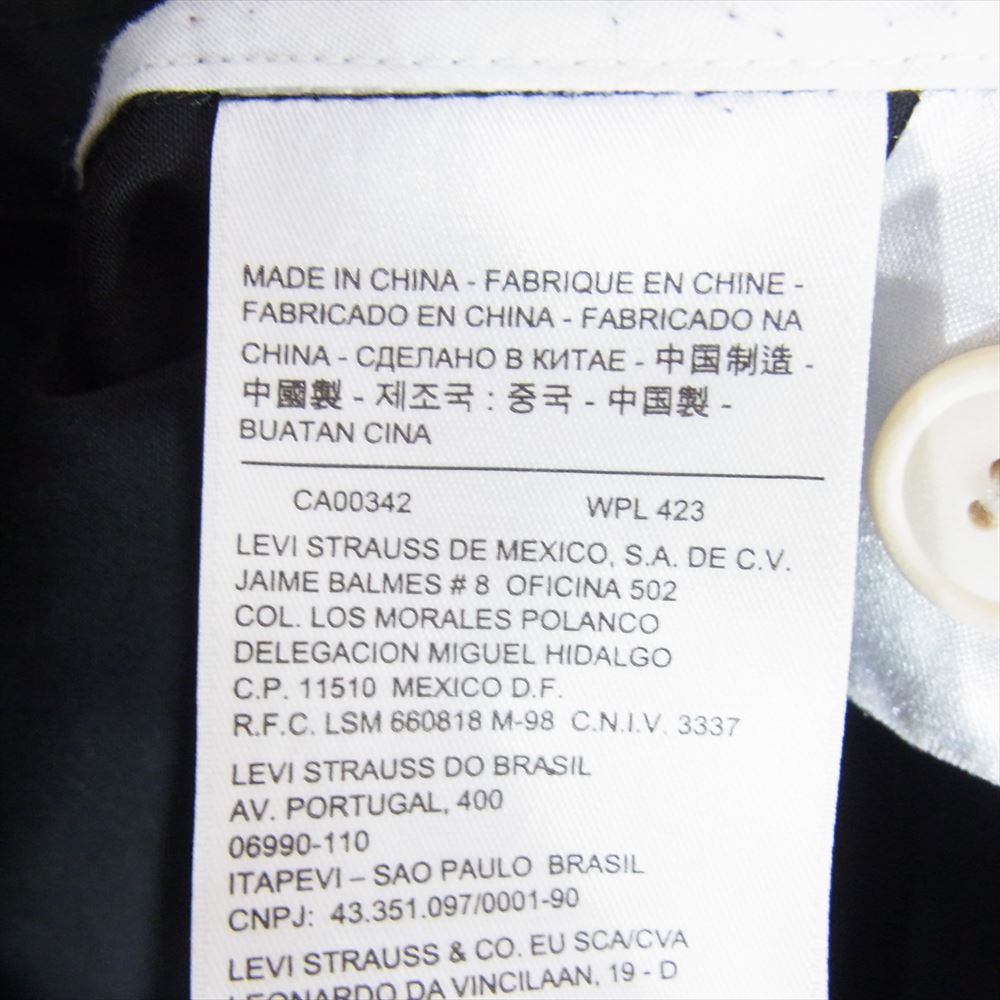 Levi's リーバイス Levis CALIFORNIA リーバイス カルフォニア マウンテン パーカー ナイロン ジャケット ブラック系 XS【中古】