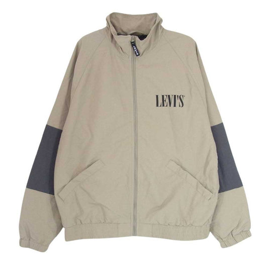 Levi's リーバイス PC9-85425-0000 SPORTY FULL ZIP JACKET スポーティー フルジップ ナイロン ジャケット ベージュ系 S【中古】