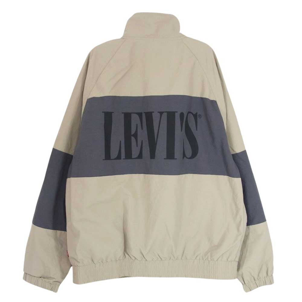 Levi's リーバイス PC9-85425-0000 SPORTY FULL ZIP JACKET スポーティー フルジップ ナイロン ジャケット ベージュ系 S【中古】