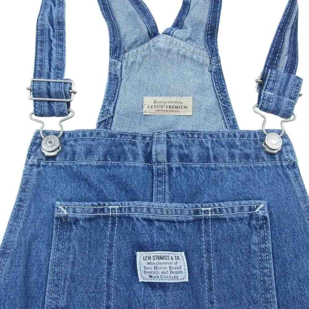 Levi's リーバイス PC9-A6079-0000 PREMIUM プレミアム デニム オーバーオール オールインワン インディゴブルー系 S【中古】