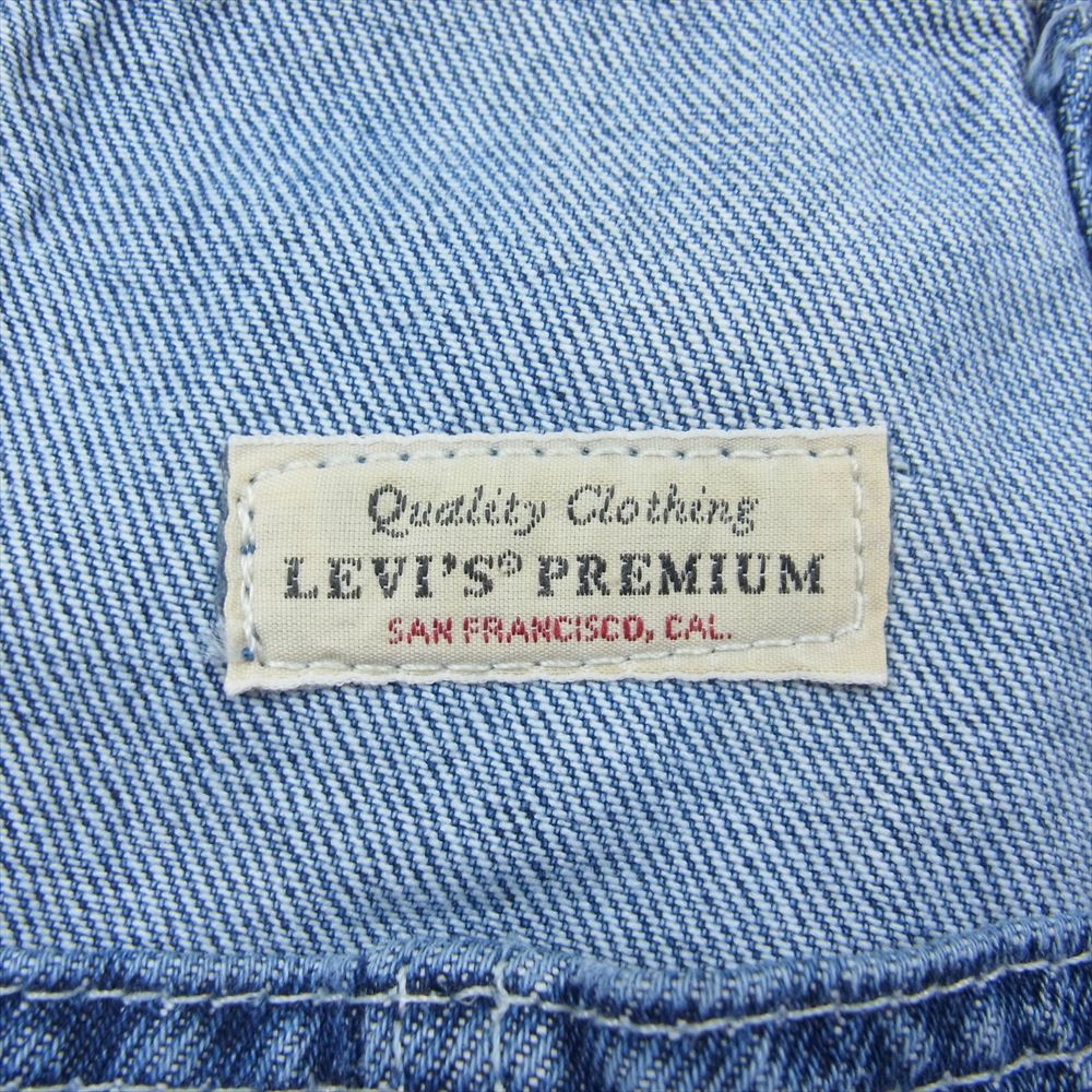 Levi's リーバイス PC9-A6079-0000 PREMIUM プレミアム デニム オーバーオール オールインワン インディゴブルー系 S【中古】