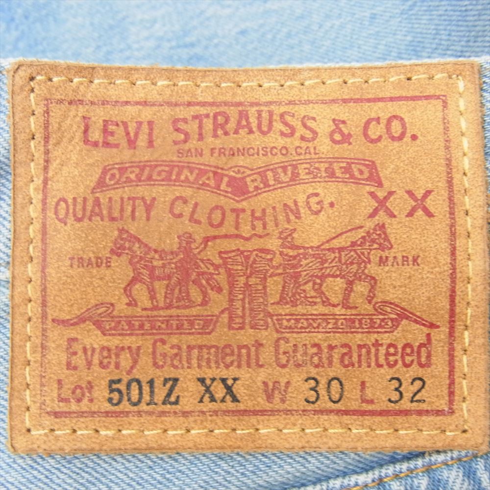 Levi's リーバイス 50154-0104 LVC 501ZXX BIGE 赤耳 復刻  ジーンズ デニム パンツ インディゴブルー系 W30【極上美品】【中古】