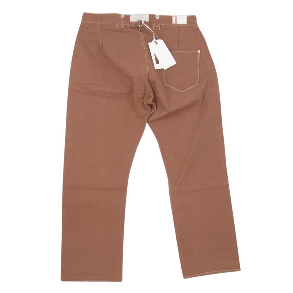 Levi's リーバイス PC9-A4403-0000 LVC DUCK WAIST OVERALL ウエストオーバーオール 復刻 ワーク パンツ W36 L32 ブラウン系【極上美品】【中古】