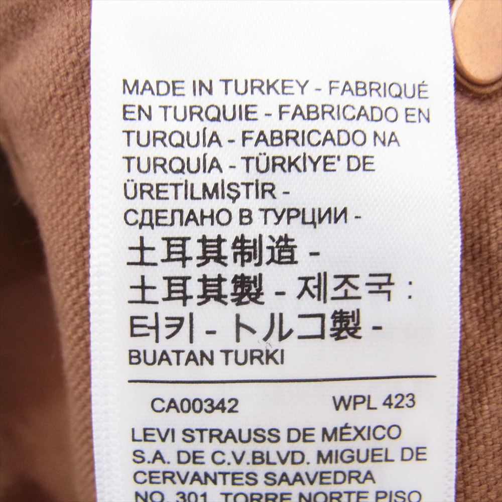 Levi's リーバイス PC9-A4403-0000 LVC DUCK WAIST OVERALL ウエストオーバーオール 復刻 ワーク パンツ W36 L32 ブラウン系【極上美品】【中古】