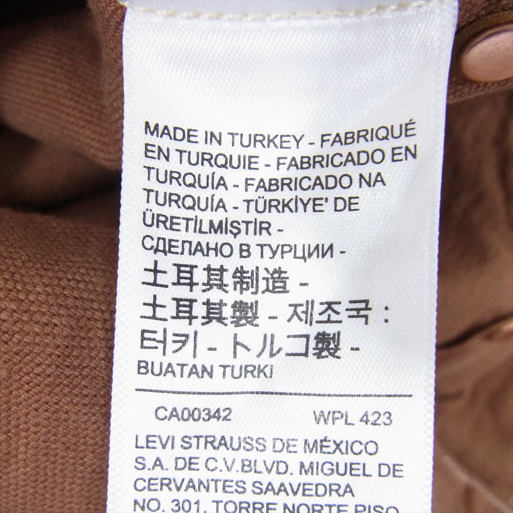 Levi's リーバイス PC9-A4403-0000 LVC DUCK WAIST OVERALL ウエストオーバーオール  復刻 ワーク パンツ トルコ製 W32 L32 ブラウン系 W32【極上美品】【中古】