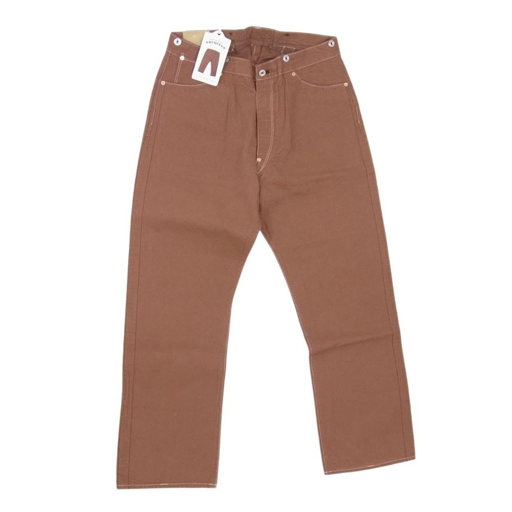 Levi's リーバイス PC9-A4403-0000 LVC ウエスト オーバーオール 復刻 ワーク パンツ トルコ製 W34 L32 ブラウン系 34 W34L32【極上美品】【中古】