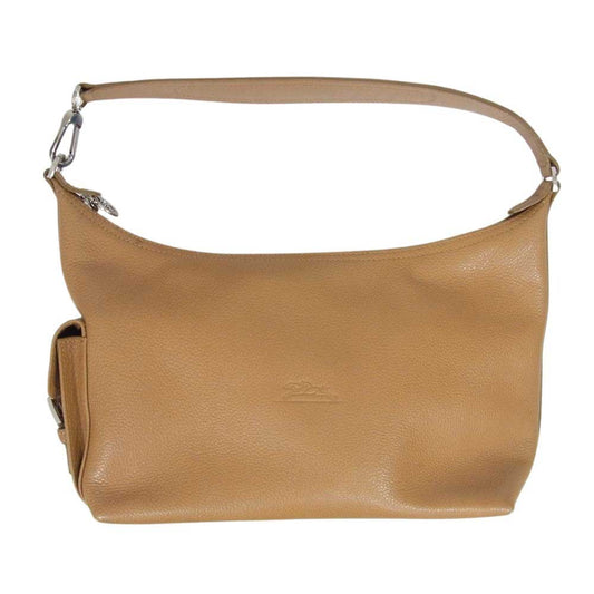 Longchamp ロンシャン レザー ハンドバッグ ライトブラウン系【中古】