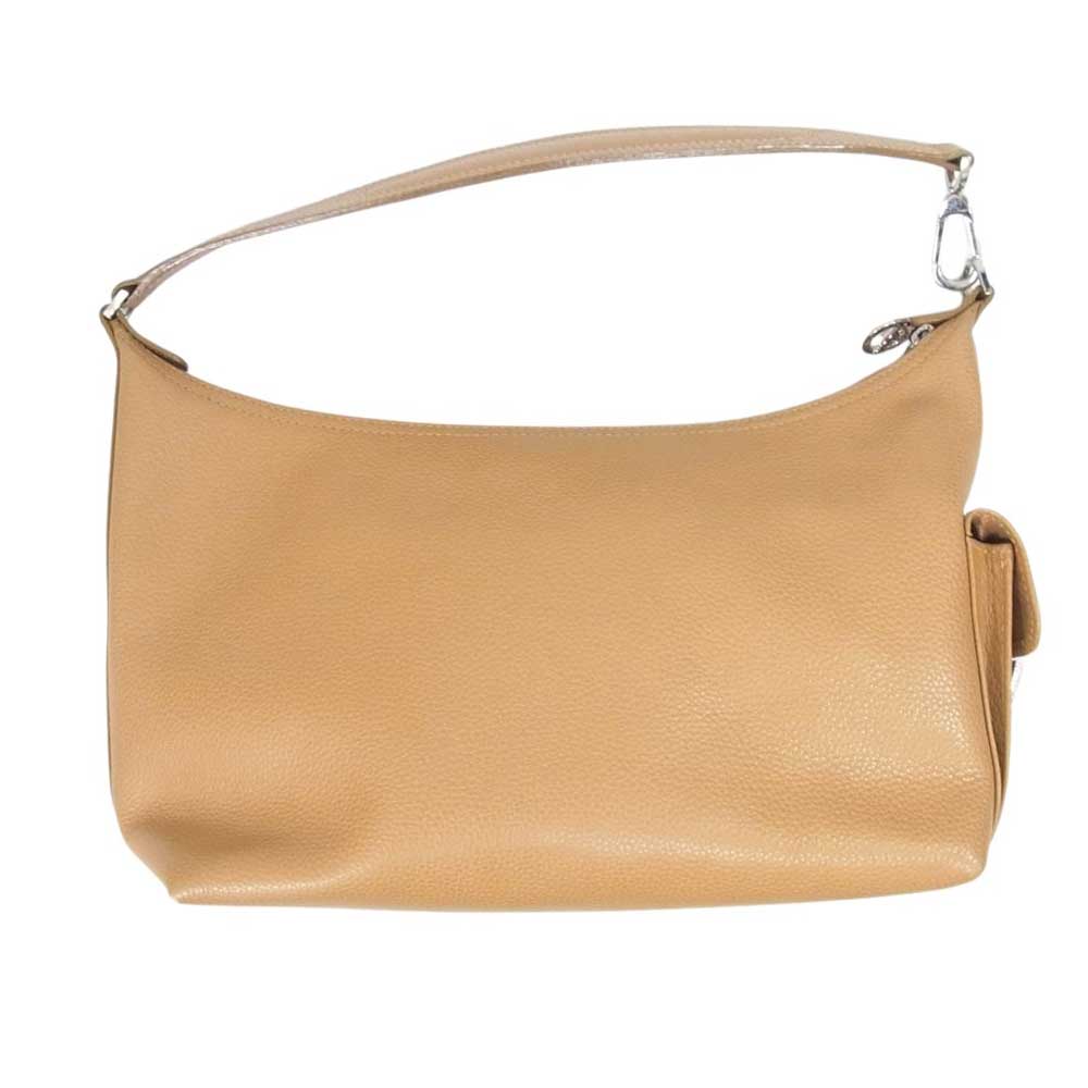 Longchamp ロンシャン レザー ハンドバッグ ライトブラウン系【中古】