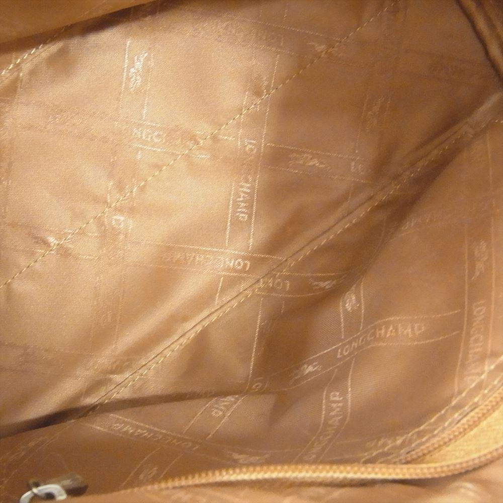 Longchamp ロンシャン レザー ハンドバッグ ライトブラウン系【中古】