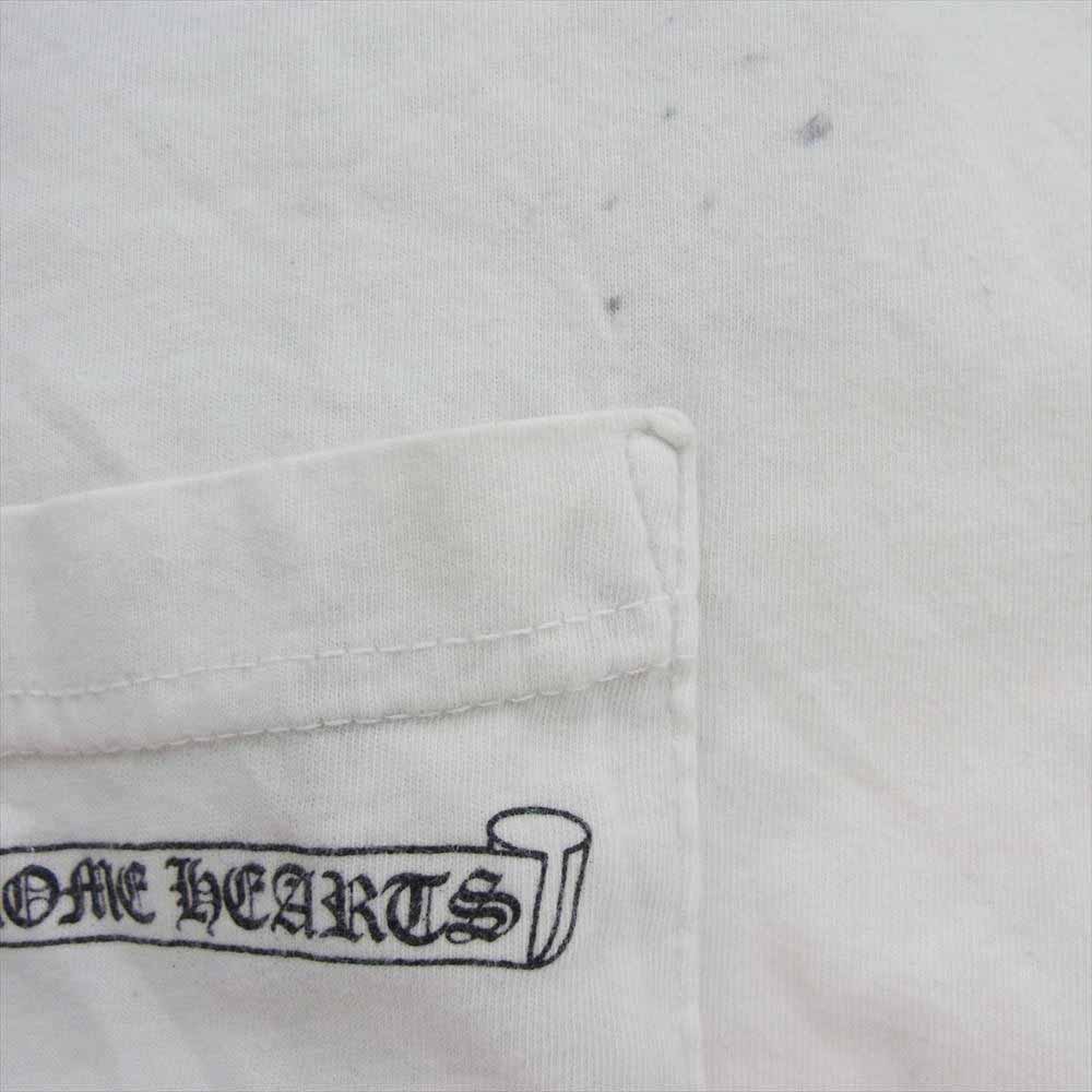 CHROME HEARTS クロムハーツ（原本無） 国内正規品 バッグ アーチ ロゴ プリント 半袖 Tシャツ ホワイト系 L【中古】