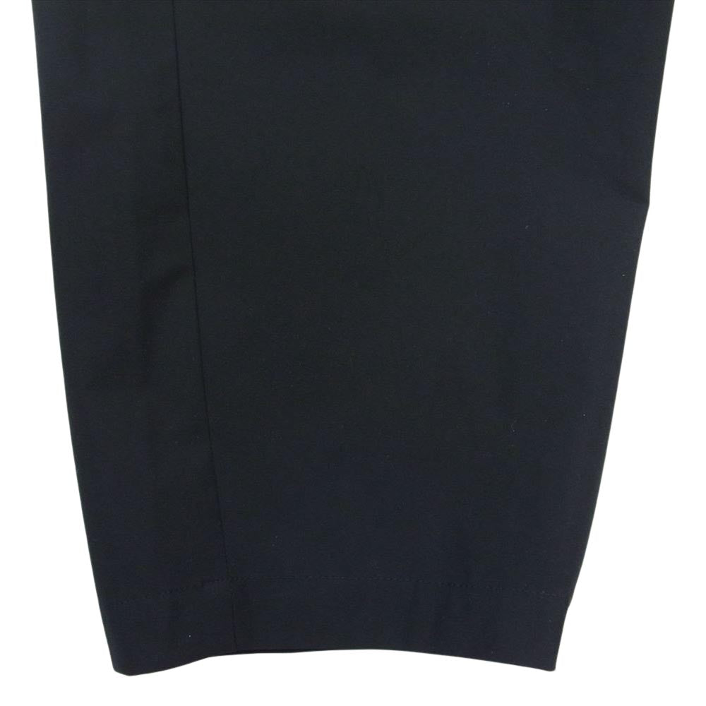 アタッチメント AP01-233 ノイズコーティング 4WAY ストレッチ タフタ 2タック ワイド テーパード パンツ ブラック系 1【中古】