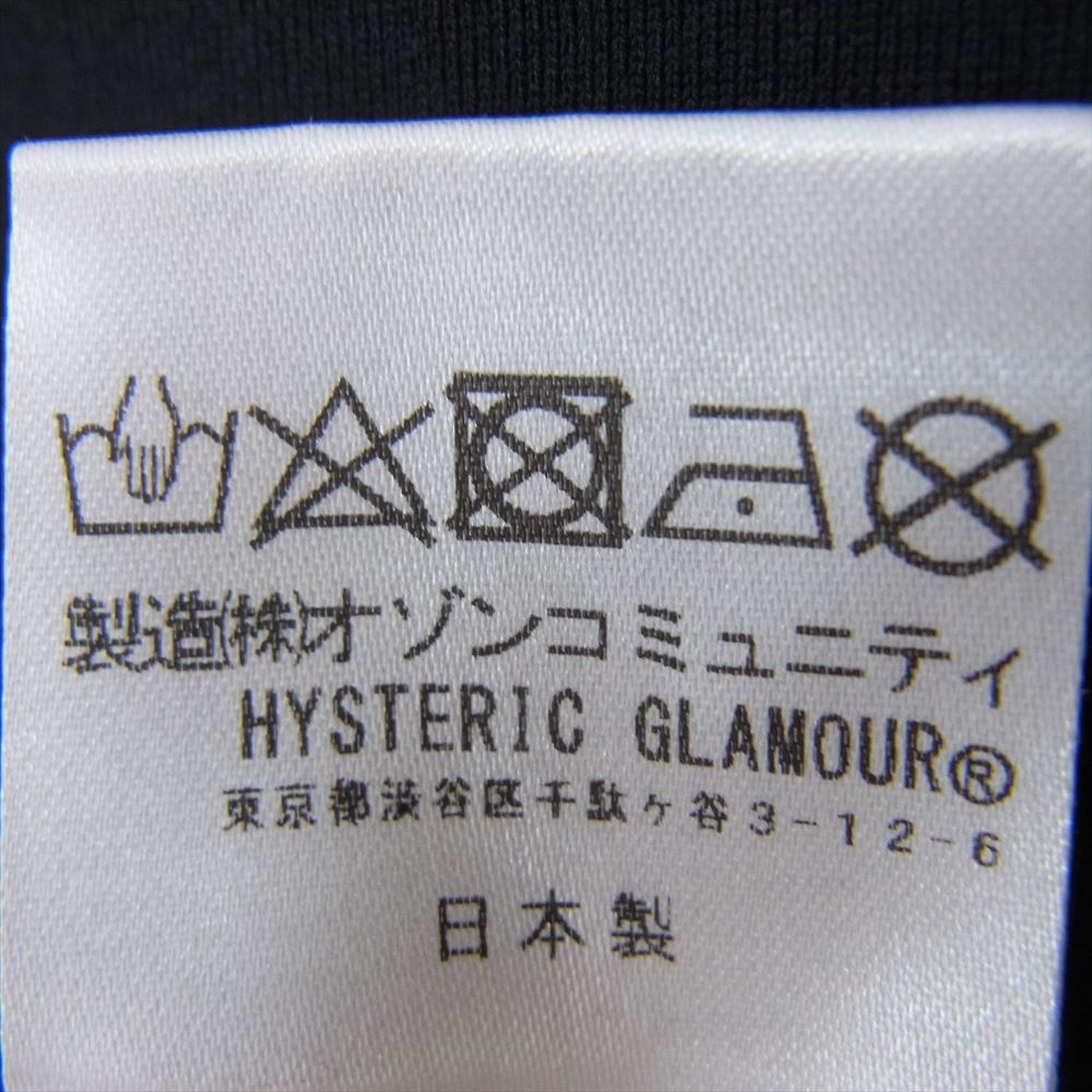 HYSTERIC GLAMOUR ヒステリックグラマー 06193CL02 THEE HYSTERIC XXX THE ROLLING STONES VOO DOO LOUNGE TOUR ジィ ヒステリック トリプル ローリング ストーンズ 長袖 カットソー ブラック系 S【中古】