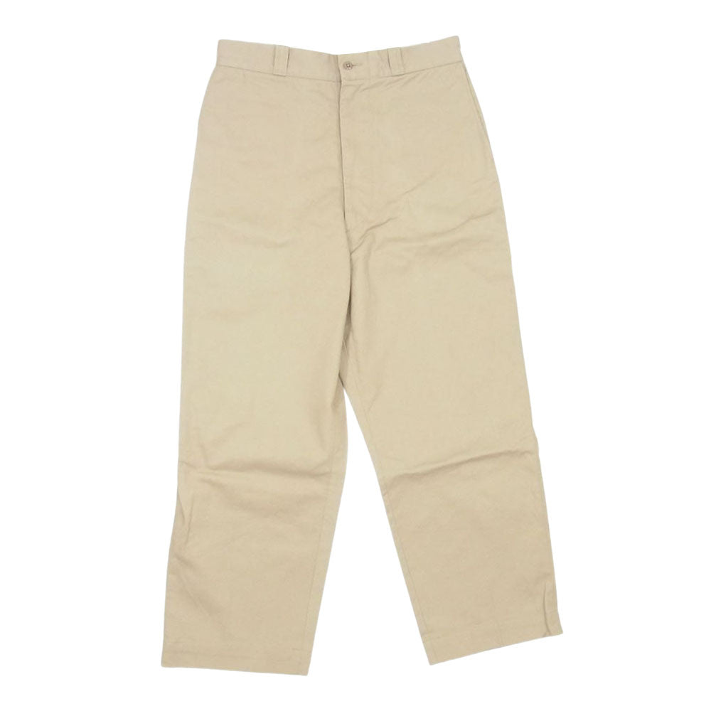 ヤンクシャー 201-03 TROUSERS COTTON TWILL コットンツイル パンツ ベージュ系 32【中古】
