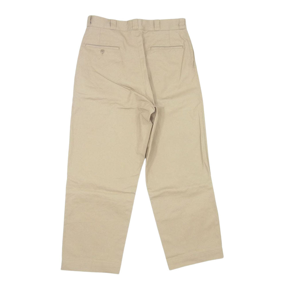 ヤンクシャー 201-03 TROUSERS COTTON TWILL コットンツイル パンツ ベージュ系 32【中古】