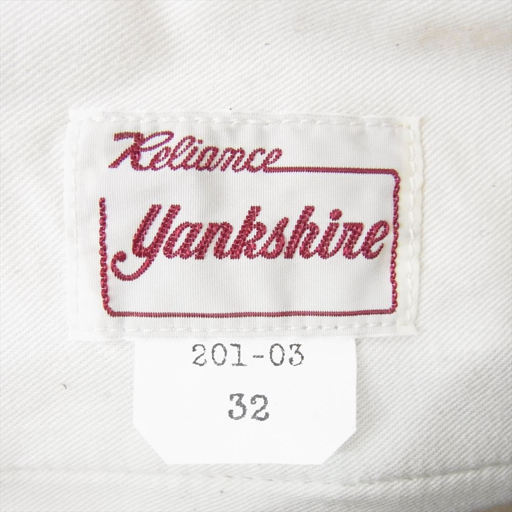 ヤンクシャー 201-03 TROUSERS COTTON TWILL コットンツイル パンツ ベージュ系 32【中古】
