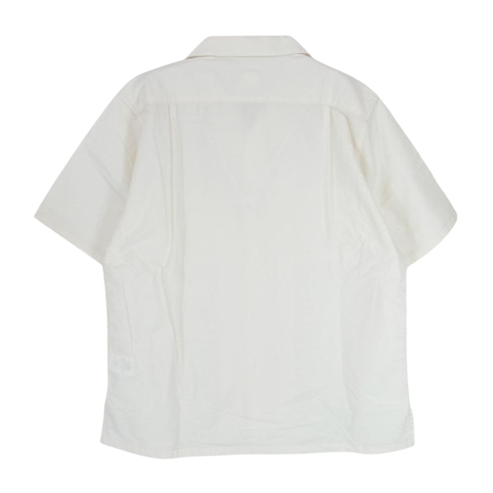 ビッグヤンク 23S 600-221-21 U54 QLS SHIRTS LT CHAMBRAY シャンブレー シャツ 半袖 オフホワイト系 M【極上美品】【中古】