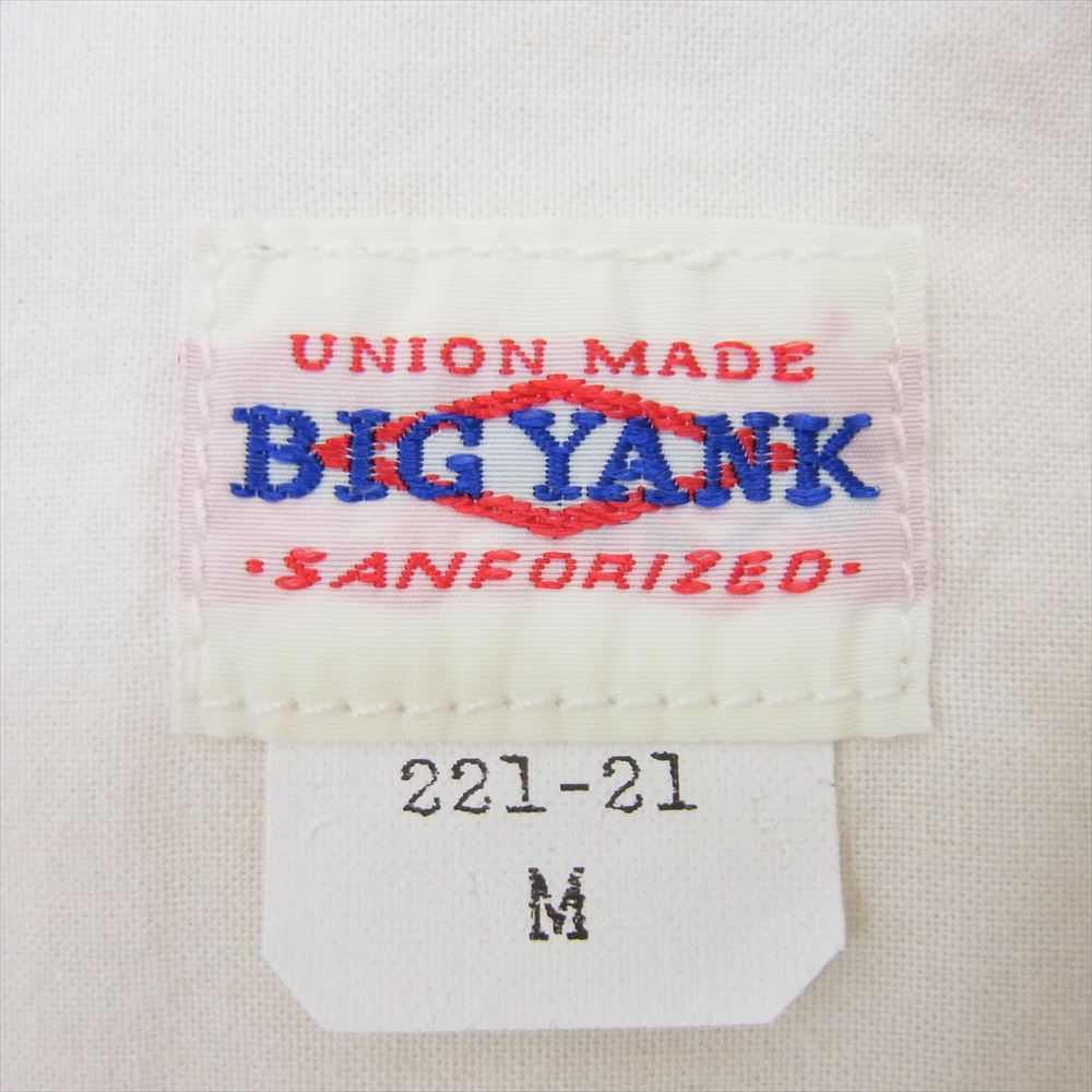 ビッグヤンク 23S 600-221-21 U54 QLS SHIRTS LT CHAMBRAY シャンブレー シャツ 半袖 オフホワイト系 M【極上美品】【中古】