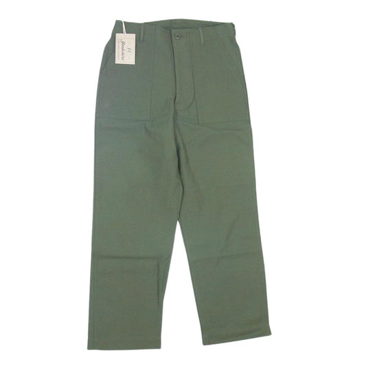 ビッグヤンク 440-221-01 Yankshire FATIGUE PANTS 1960s VTG SATEEN ファティーグ パンツ モスグリーン系 32【新古品】【未使用】【中古】