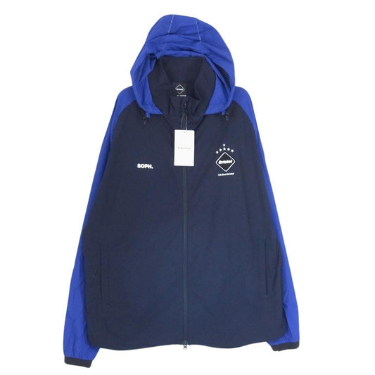 F.C.R.B. エフシーアールビー FCRB-240028 STRETCH LIGHT WEIGHT HOODED BLOUSON ストレッチ ライト ウェイト ナイロン フーディー ブルゾン マルチカラー系 XL【極上美品】【中古】