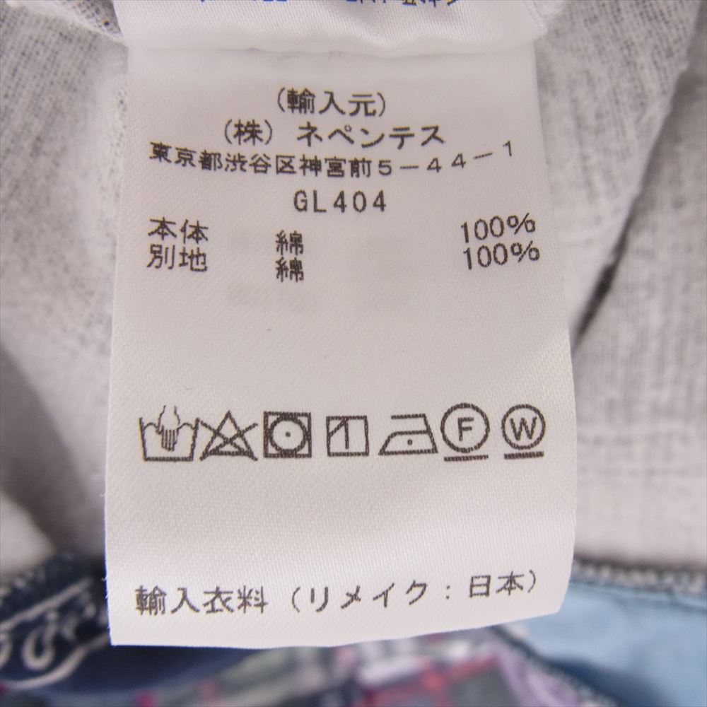 Needles ニードルス 20ss GL404 Rebuild by Needles リビルドバイニードルス  Flannel Shirt  7Cut Wide Sht チェック ネルシャツ 長袖 シャツ【中古】