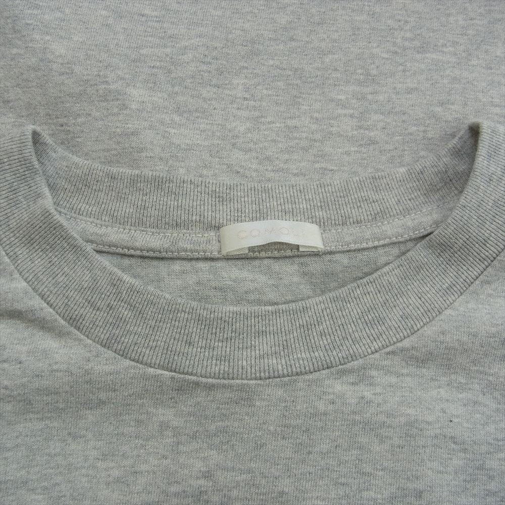 COMOLI コモリ 21SS T01-05007 空紡天竺 クルーネック 半袖 Tシャツ グレー グレー系 2【中古】