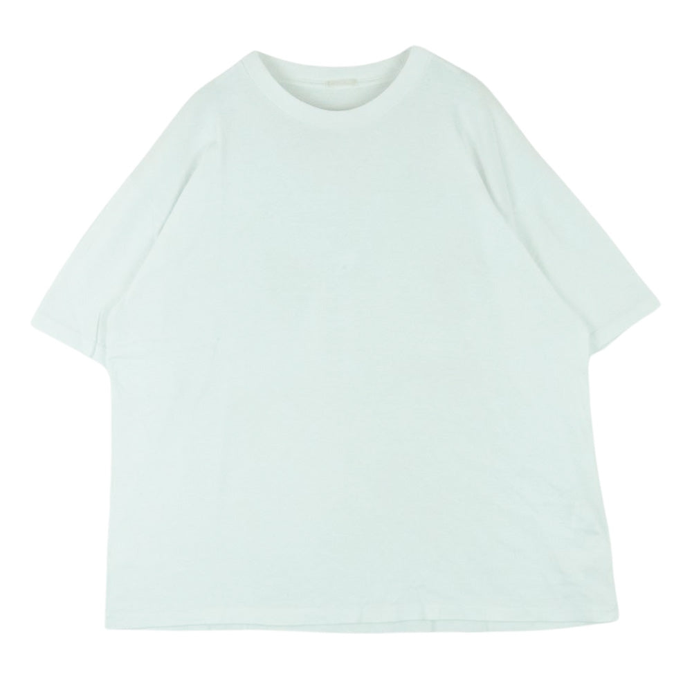 COMOLI コモリ 22SS V01-05008 空紡天竺 クルーネック 半袖 Tシャツ コットン 日本製 ホワイト系 3【中古】