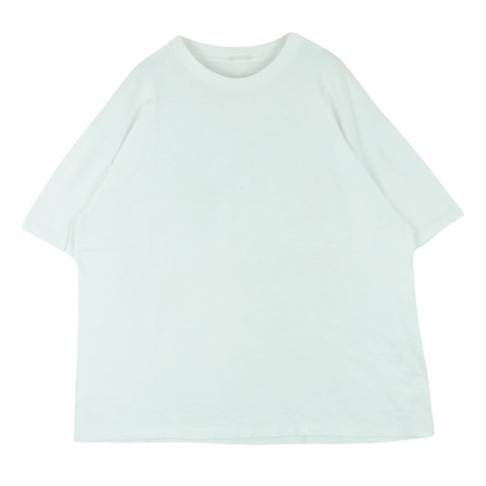 COMOLI コモリ 22SS V01-05008 空紡天竺 クルーネック 半袖 Tシャツ コットン 日本製 ホワイト系 3【中古】