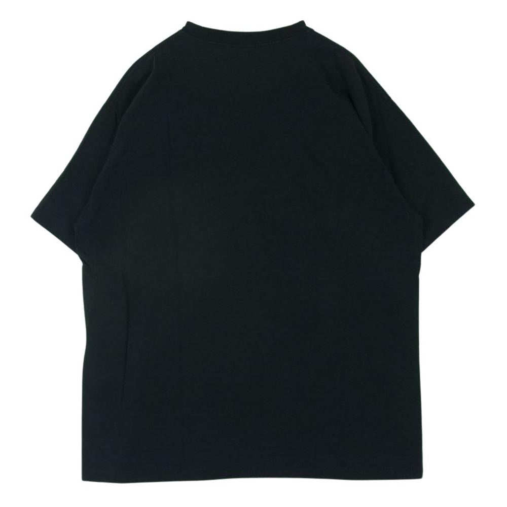 COMOLI コモリ 21SS T01-05007 空紡天竺 クルーネック 半袖 Tシャツ ブラック系 ダークグレーに近い黒系 3【中古】