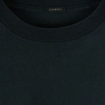 COMOLI コモリ 21SS T01-05007 空紡天竺 クルーネック 半袖 Tシャツ ブラック系 ダークグレーに近い黒系 3【中古】
