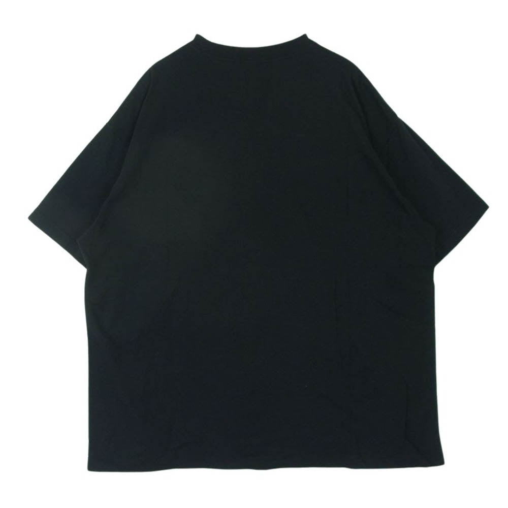 COMOLI コモリ 22SS V01-05008 空紡天竺 クルーネック 半袖 Tシャツ コットン 日本製 ブラック系 3【中古】