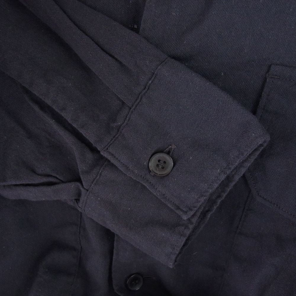 COMOLI コモリ 22SS V01-02016 空紡オックス C.P.O 長袖 シャツ ネイビー系 2【中古】