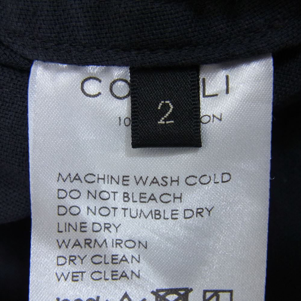 COMOLI コモリ 22SS V01-03016 空紡オックス ドローストリング パンツ
