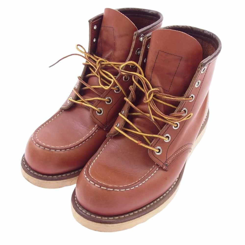 RED WING レッドウィング 8875 Irish Setter 6 Moc-toe アイリッシュセッター 6インチ モックトゥ ブーツ ライトブラウン系 25cm【中古】