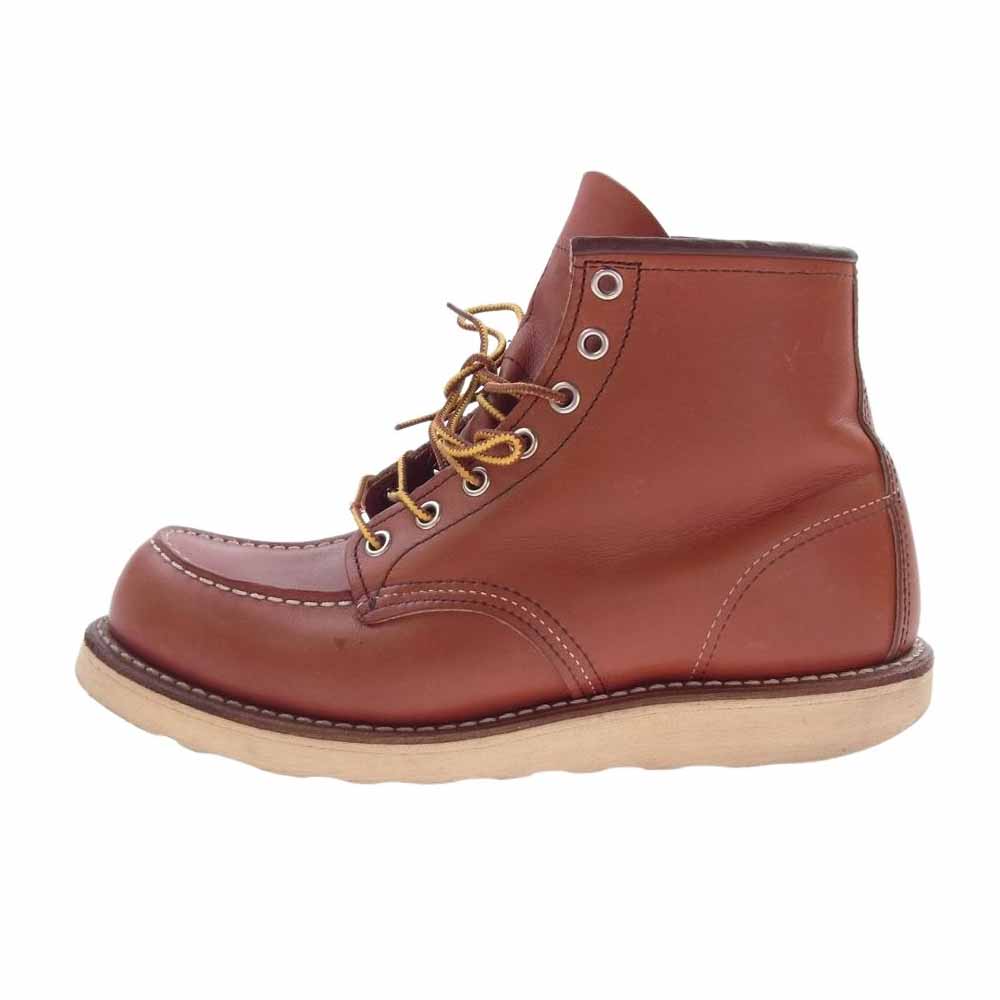 RED WING レッドウィング 8875 Irish Setter 6 Moc-toe アイリッシュセッター 6インチ モックトゥ ブーツ ライトブラウン系 25cm【中古】