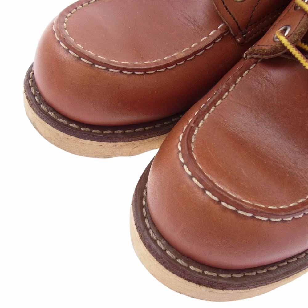 RED WING レッドウィング 8875 Irish Setter 6 Moc-toe アイリッシュセッター 6インチ モックトゥ ブーツ ライトブラウン系 25cm【中古】