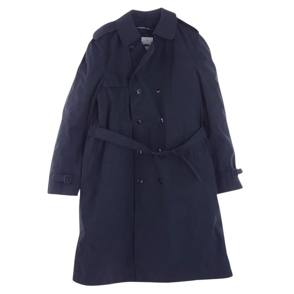 米空軍 Trench Coat  トレンチ コート ライナー付き 空軍 ネイビー系 46XL【中古】