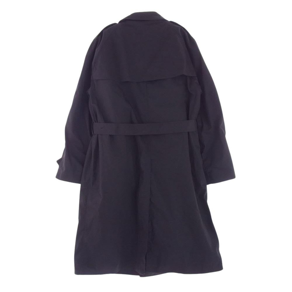 米海軍 8405 01 308 88710 ALL WEATHER COAT オールウェザー ライナー付き トレンチ コート 海軍 ブラック系 46L【中古】