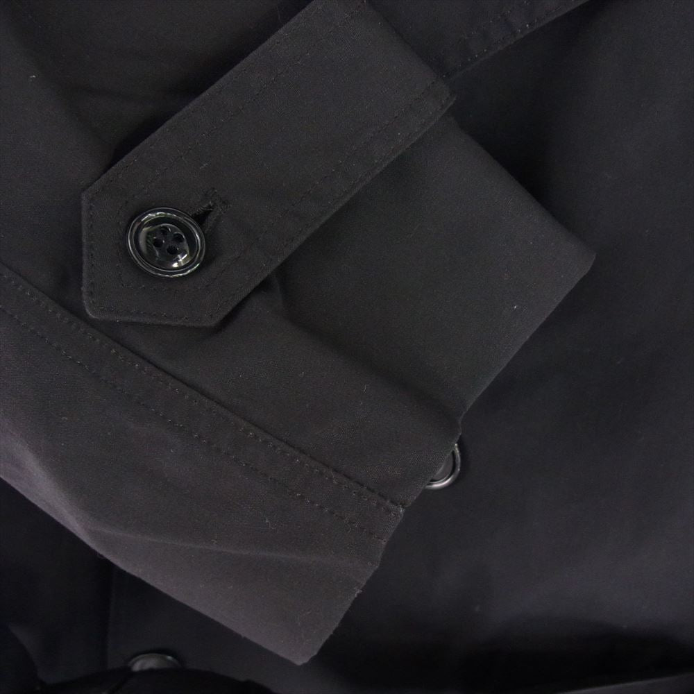 米海軍 8405 01 308 88710 ALL WEATHER COAT オールウェザー ライナー付き トレンチ コート 海軍 ブラック系 46L【中古】