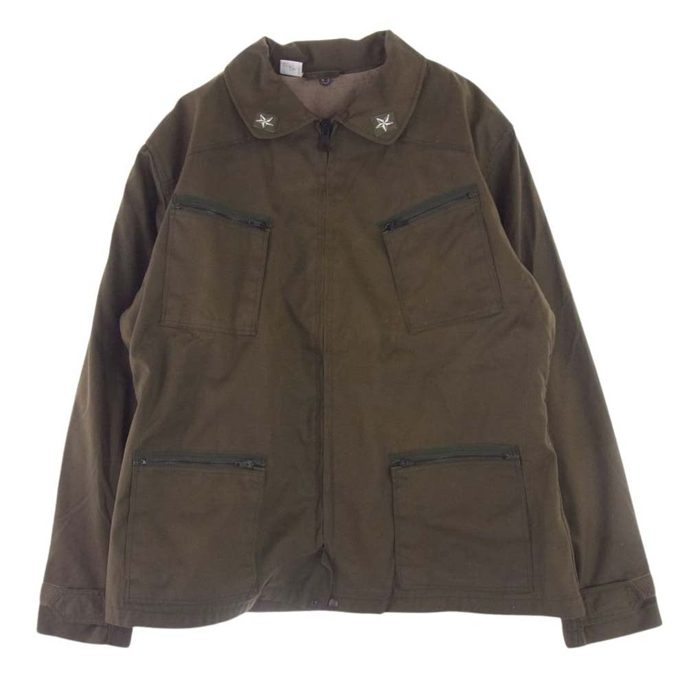 ミリタリー italian army イタリア軍 パラトルーパー ミリタリー ジャケット ライナー付き カーキ系【中古】