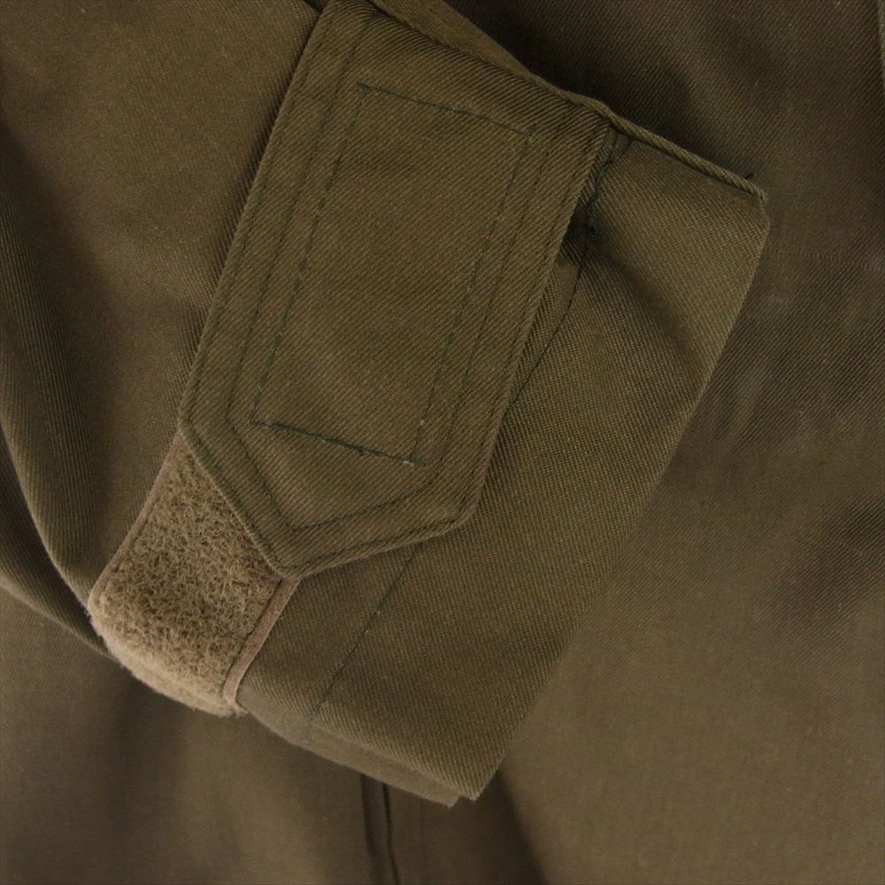 ミリタリー italian army イタリア軍 パラトルーパー ミリタリー ジャケット ライナー付き カーキ系【中古】
