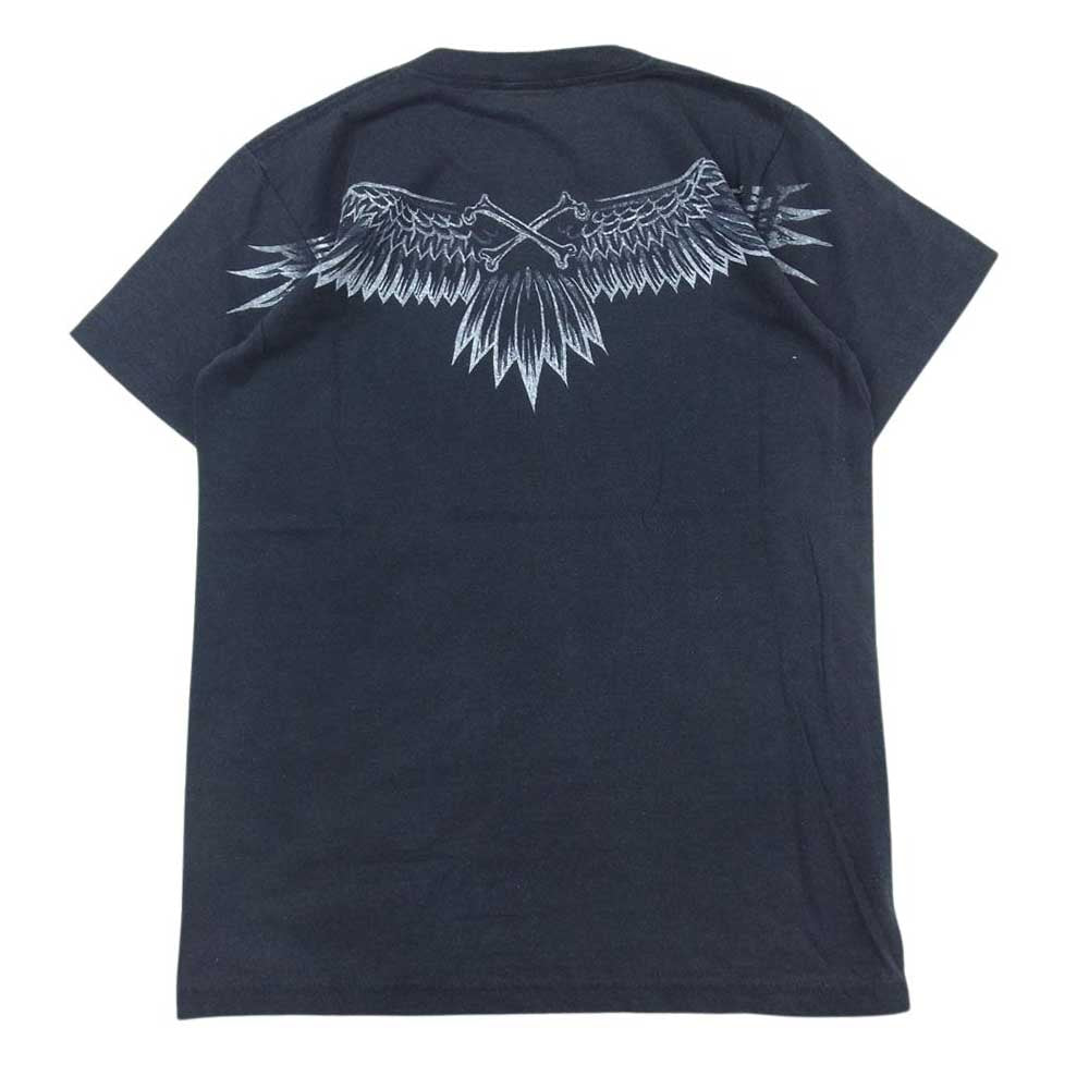 ANOTHER HEAVEN アナザーヘブン プリント 半袖 Tシャツ チャコール系【中古】