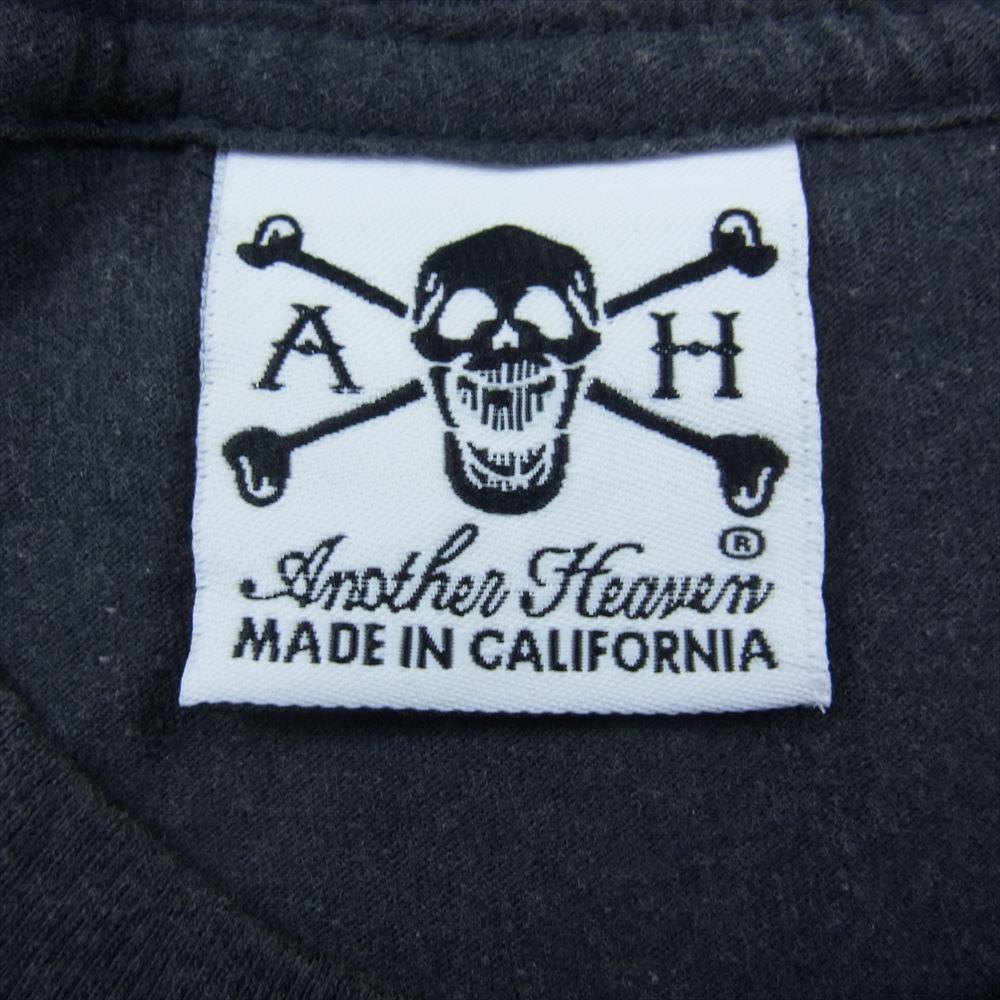 ANOTHER HEAVEN アナザーヘブン ロゴプリント 半袖 Tシャツ チャコール系【中古】