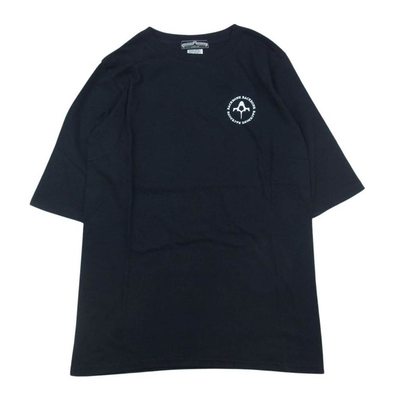 BACKBONE バックボーン BB09FW-C02 THE U.S.A ロゴ プリント 半袖 Tシャツ ブラック系 M【中古】